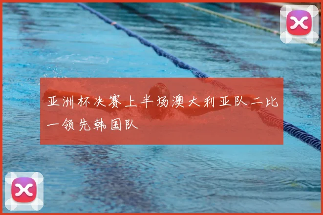 亚洲杯决赛上半场澳大利亚队二比一领先韩国队